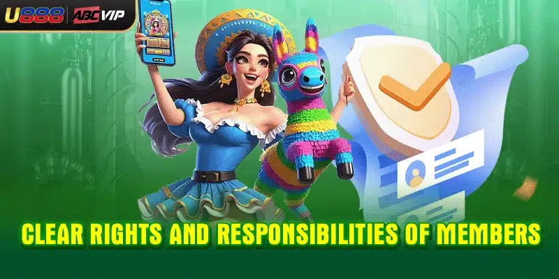 Clear rights and responsibilities of members