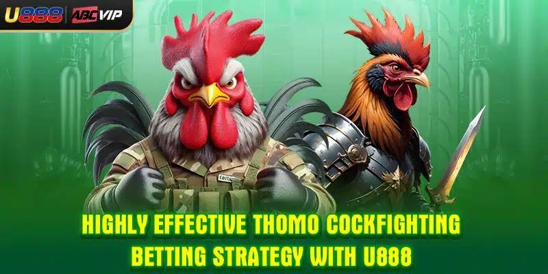 Highly effective Thomo cockfighting betting strategy with U888