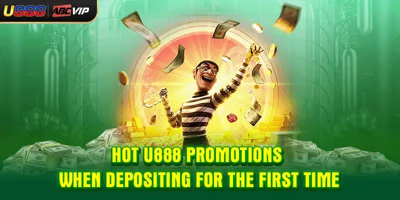 Hot U888 promotions when depositing for the first time