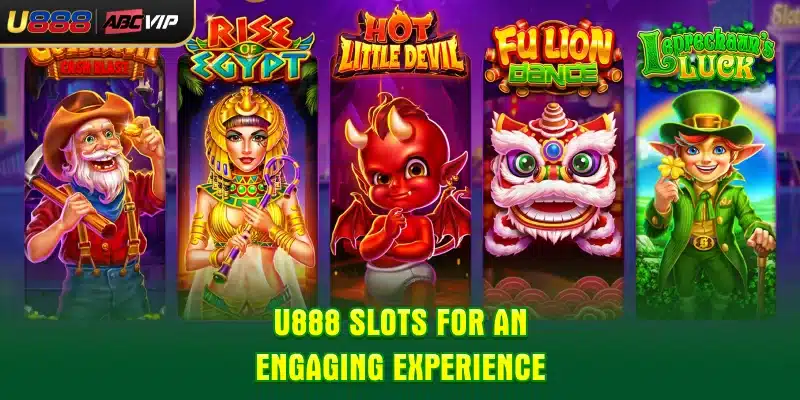 U888 Slots for an engaging experience